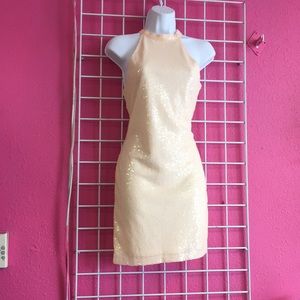 Off white sparkly dress